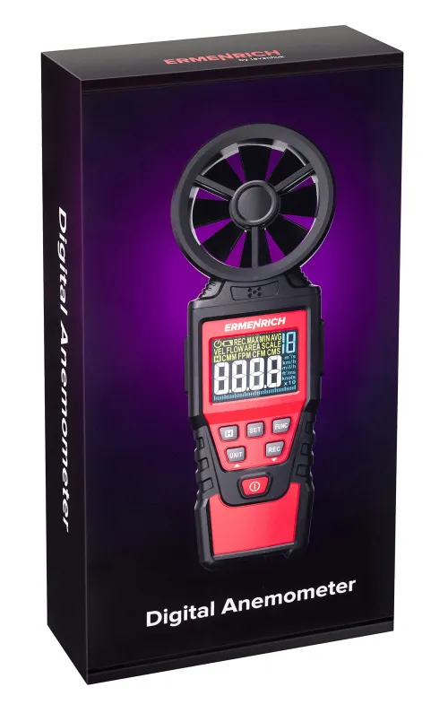 photograph Ermenrich Seek DN30 Digital Anemometer,  8