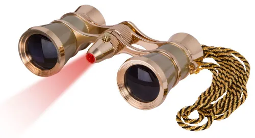 image Levenhuk Broadway 325F Opera Glasses (with LED light and chain),  13