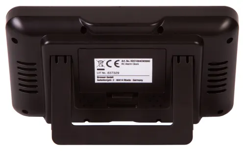 photo Explore Scientific RC Digital Alarm Clock, black,  7