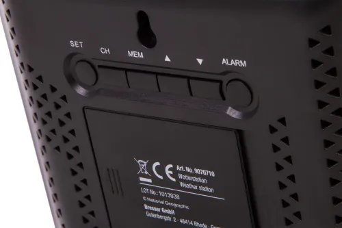 photo Bresser National Geographic VA Weather Station with Color Display and 3 Sensors,  8