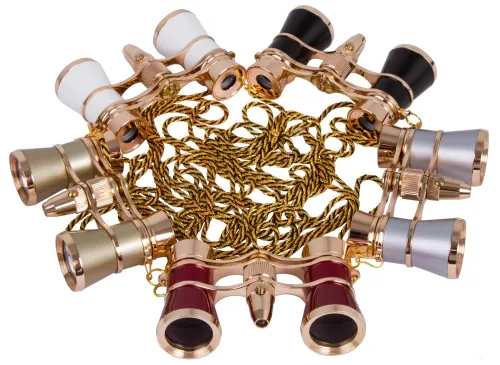 image Levenhuk Broadway 325F Opera Glasses (with LED light and chain),  14