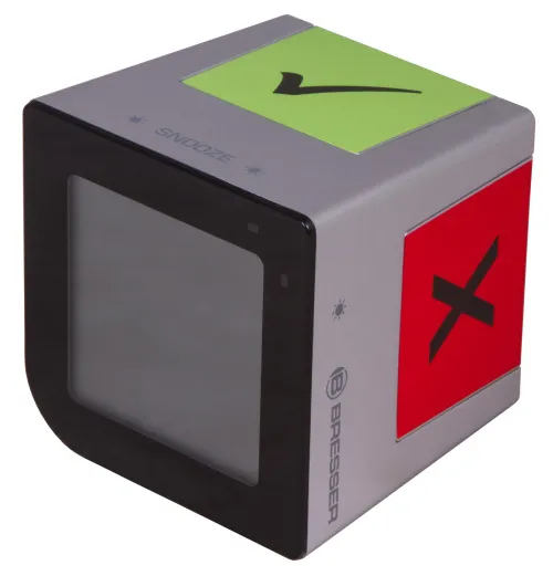 image Bresser FlipMe Tabletop Alarm Clock, silver,  5