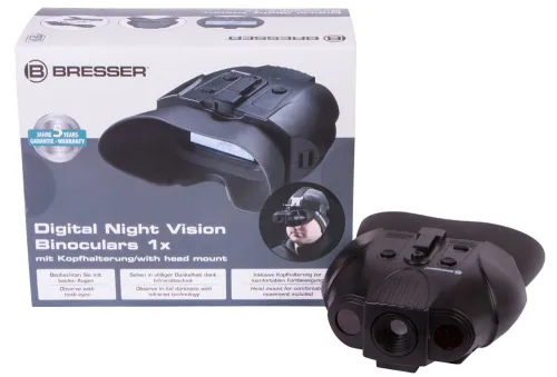 photo Bresser 1–2x Digital Night Vision Binoculars, with Head Mount,  13