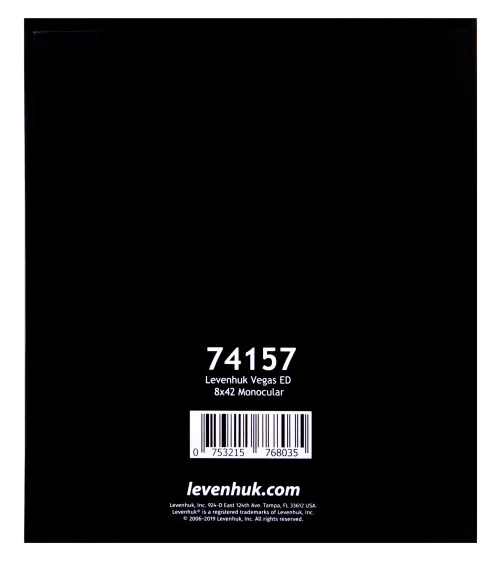 photo Levenhuk Vegas ED 8x42 Monocular,  20