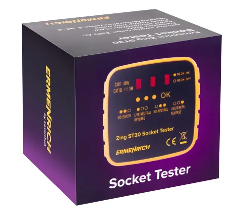 photograph Ermenrich Zing ST30 Socket Tester,  5