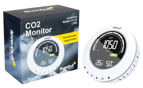 photograph Levenhuk Wezzer PLUS LP90 CO₂ Monitor,  2