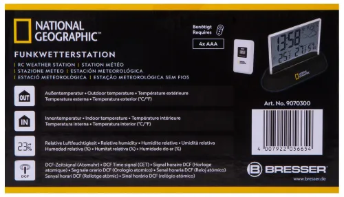 photograph Bresser National Geographic Weather Station, transparent,  12