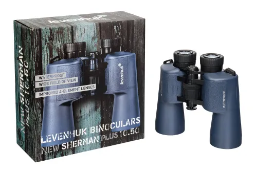 photo Levenhuk New Sherman PLUS 10x50 Binoculars,  5
