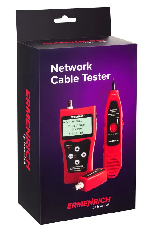 photo Ermenrich NetGeeks NP30 Network Cable Tester,  12