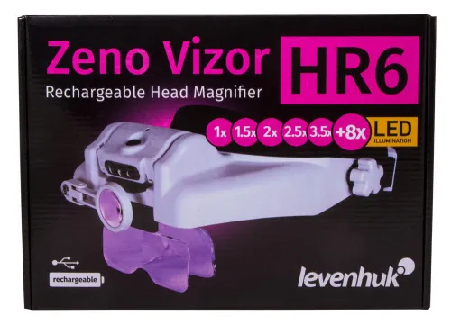 image Levenhuk Zeno Vizor HR6 Head Rechargeable Magnifier,  12