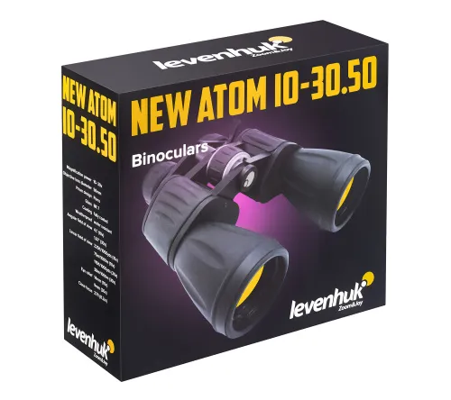 photograph Levenhuk New Atom 10–30x50 Binoculars,  13