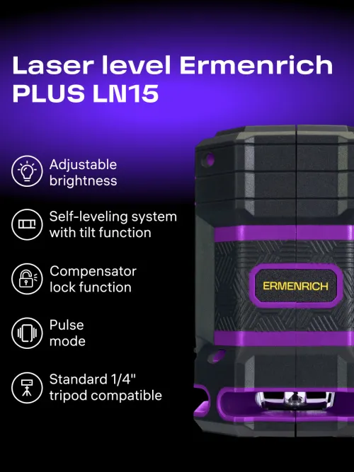 photo Ermenrich PLUS LN15 Laser Level,  12