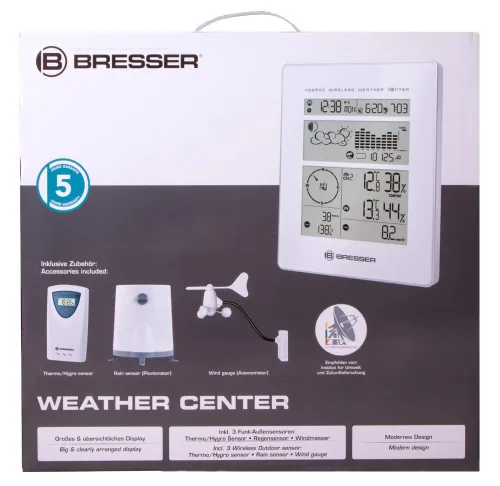 photo Bresser RC Weather Station, white,  14