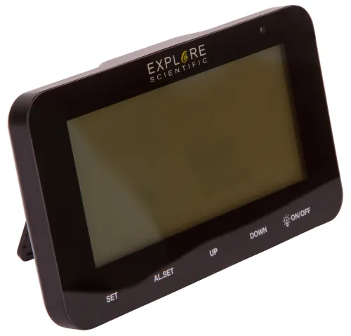 photo Explore Scientific RC Digital Alarm Clock, black,  6