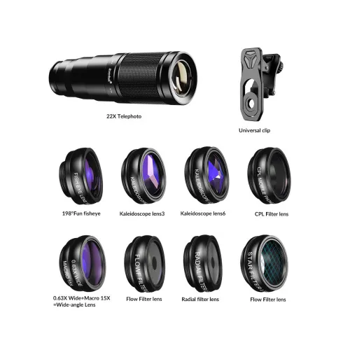 picture Levenhuk Kelvin SLS10 Smartphone Lens Set,  6