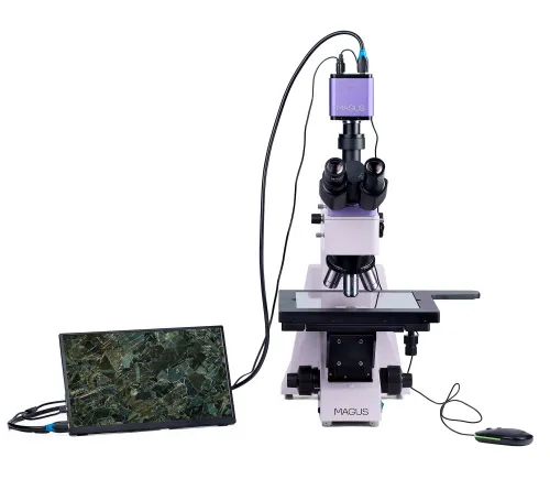 picture MAGUS Metal D650 BD LCD Metallurgical Digital Microscope,  6