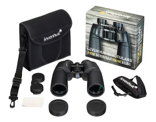 photograph Levenhuk New Sherman BASE 10x50 Binoculars,  4