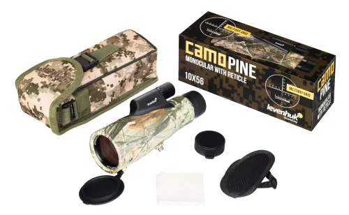 photo Levenhuk Camo 10x56 Monocular with Reticle,  4