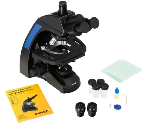 picture Levenhuk 870T Biological Trinocular Microscope,  2
