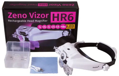image Levenhuk Zeno Vizor HR6 Head Rechargeable Magnifier,  2