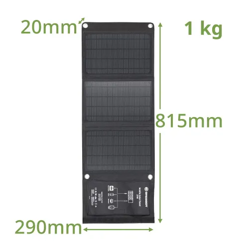 photo Bresser Mobile Solar Charger 21 Watt with USB,  5