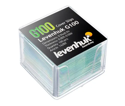 image Levenhuk G100 Cover Slips, 100 pcs,  2