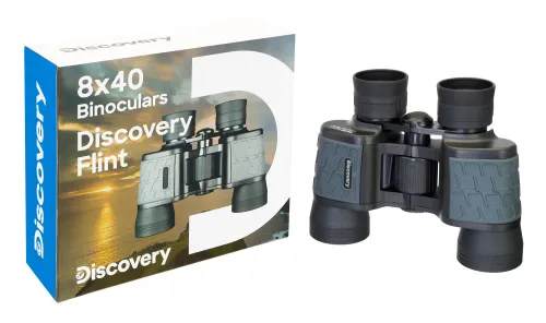 photo Levenhuk Discovery Flint 8x40 Binoculars,  12