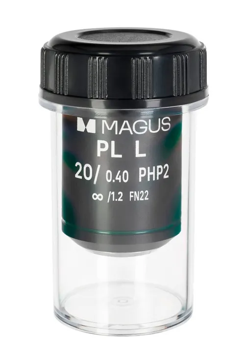 photograph MAGUS 20HP 20х/0.40 Plan L phase PHP2  ∞/1.2 WD 8.0mm Objective,  2