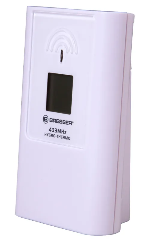 photograph Bresser TemeoTrend JC LCD RC Weather Station (Wall clock), silver,  8