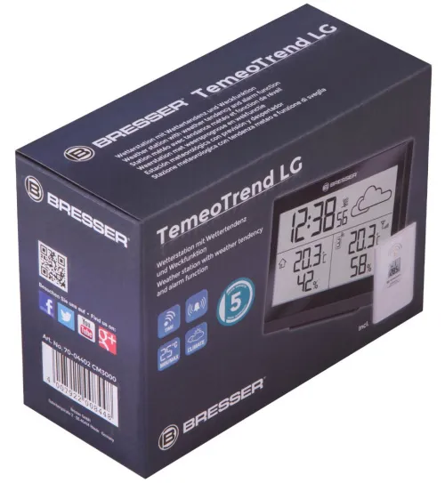 image Bresser TemeoTrend LG RC Weather Station, black,  10