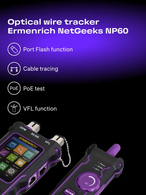 picture Ermenrich NetGeeks NP60 Optical Wire Tracker,  15