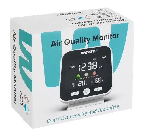 photograph Levenhuk Wezzer Air MC40 Air Quality Monitor,  7