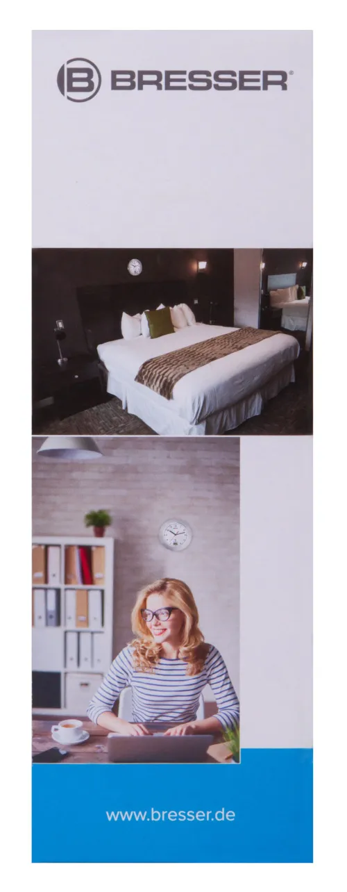 image Bresser MyTime Bath Waterproof Wall Clock, white,  9