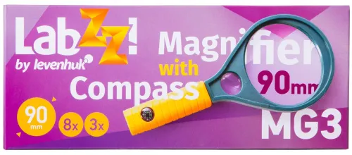 photo Levenhuk LabZZ MG3 Magnifier with Compass,  7