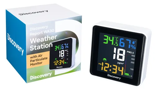 photograph Levenhuk Discovery Report WA30 Weather Station with Air Particulate Monitor,  2