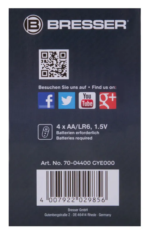 photo Bresser TemeoTrend SQ RC Weather Station, white,  14