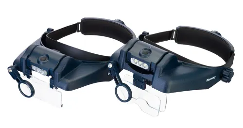 image Levenhuk Discovery Crafts DHR 10 Head Rechargeable Magnifier,  2