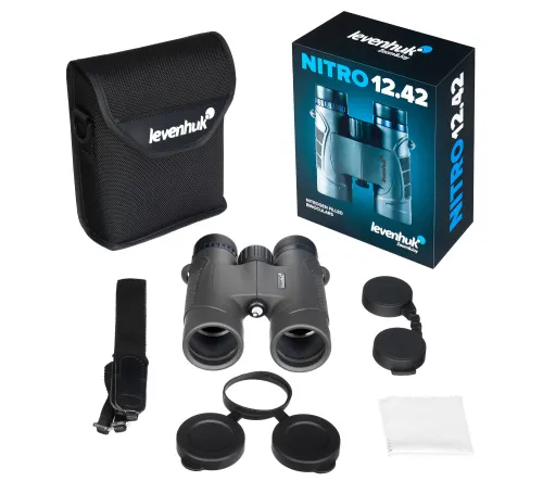photograph Levenhuk Nitro 12x42 Binoculars,  3