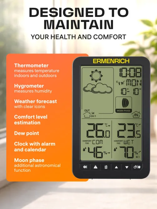 photo Ermenrich Report WR20 Weather Station,  13