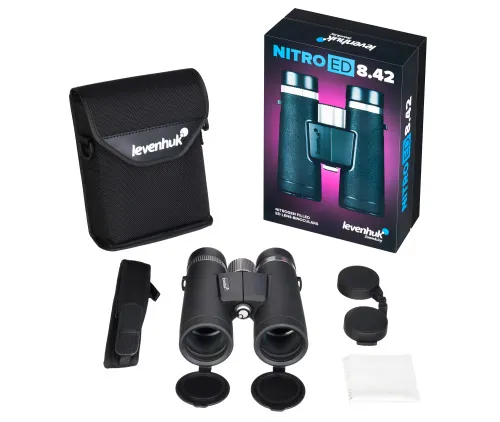 photograph Levenhuk Nitro ED 8x42 Binoculars,  3