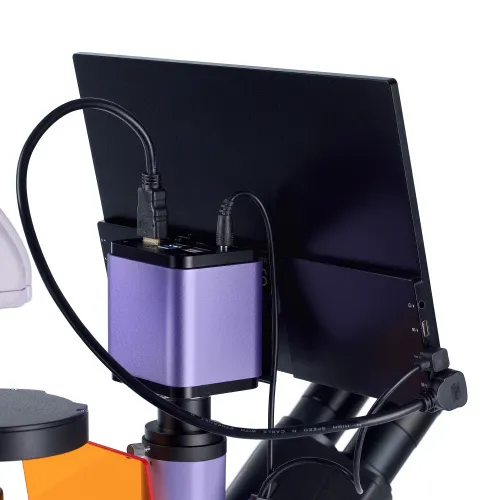 photograph MAGUS Lum VD500L LCD Fluorescence Inverted Digital Microscope,  19