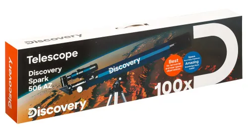 picture Levenhuk Discovery Spark 506 AZ Telescope with book,  14