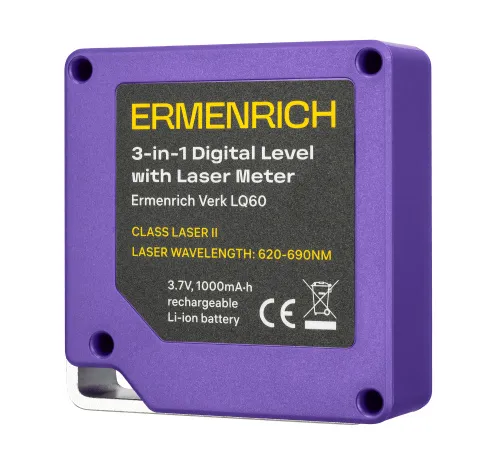 photo Ermenrich Verk LQ60 3-in-1 Digital Level with Laser Meter,  7