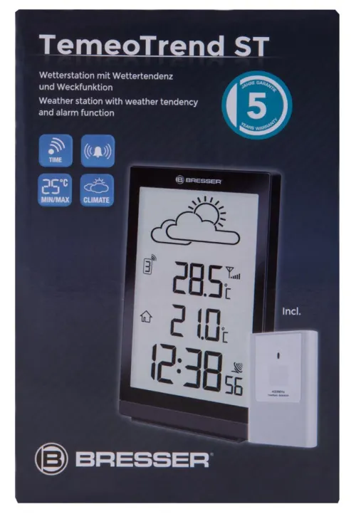 image Bresser TemeoTrend ST RC Weather Station, black,  11