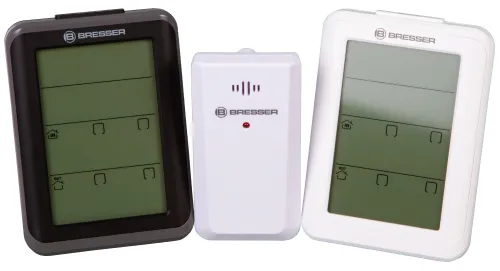 photograph Bresser MyClimate Thermo/Hygrometer Clock, white,  2