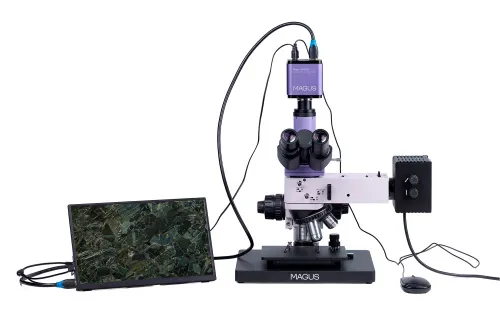 image MAGUS Metal D630 BD LCD Metallurgical Digital Microscope,  6