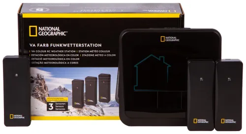 photo Bresser National Geographic VA Weather Station with Color Display and 3 Sensors,  13