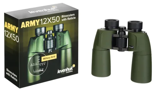 picture Levenhuk Army 12x50 Binoculars with Reticle,  6