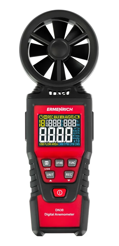 photograph Ermenrich Seek DN30 Digital Anemometer,  3