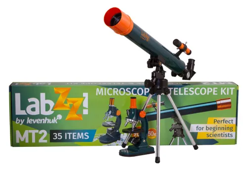 photo Levenhuk LabZZ MT2 Microscope & Telescope Kit,  15